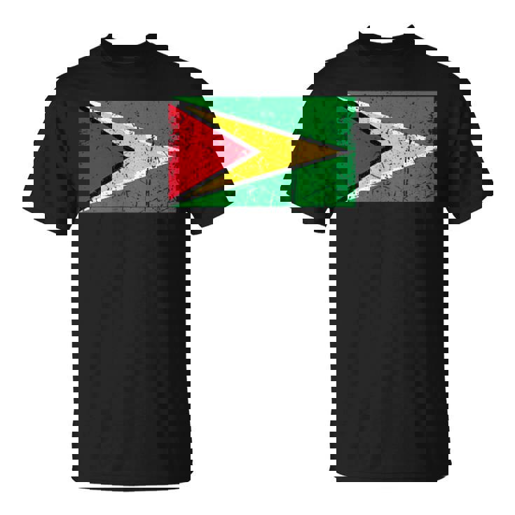 ガイアナ国旗グラフィック メンズ レディース キッズ Tシャツ