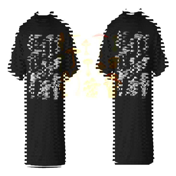 キノコ 菌類 キノコ キノコ シュルーム好き コテージコア Tシャツ