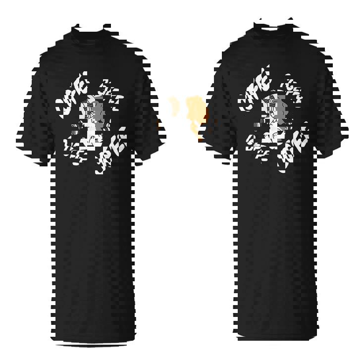 キャバリエ キング チャールズ スパニエル 犬 コーヒー Tシャツ