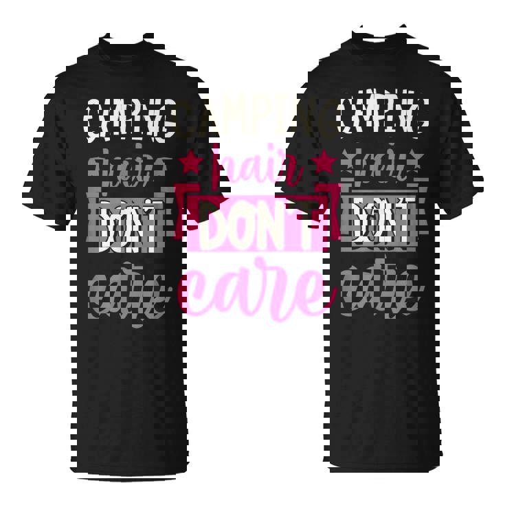 キャンピングヘア Don't Care Tシャツ