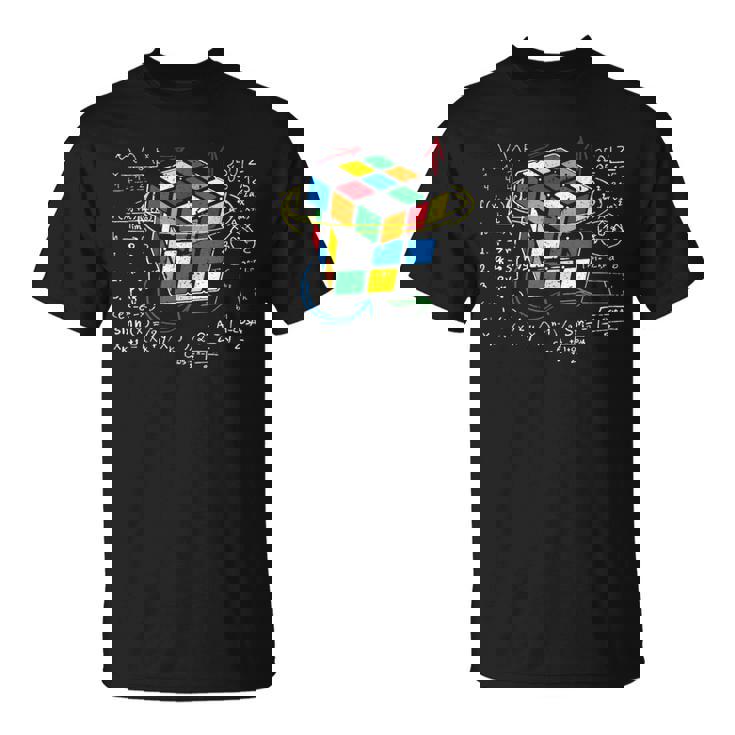 キューブマジック 数学方程式 Tシャツ
