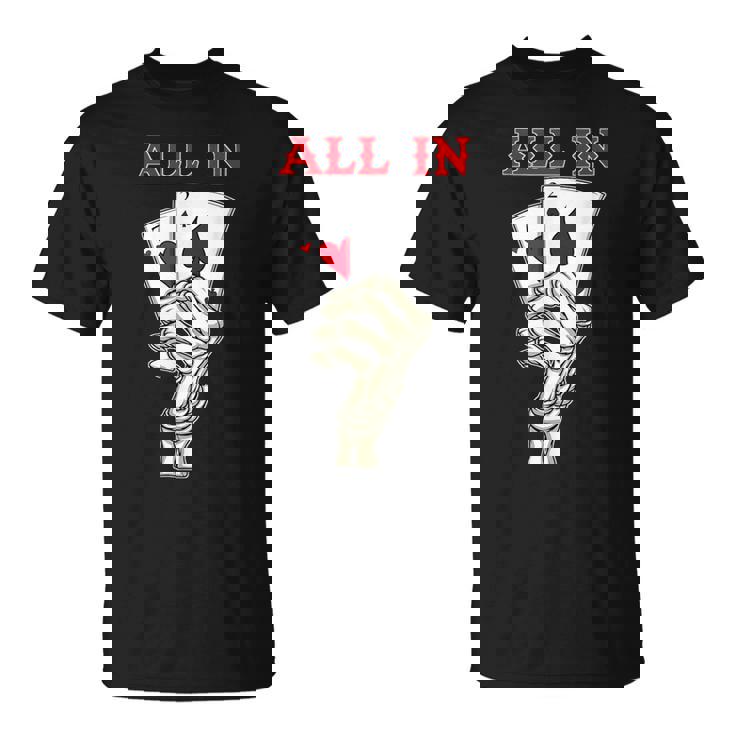 ギャンブル ポーカー プレーヤー スケルトン ハンド ポーカー カード 7 2 ポーカー Tシャツ