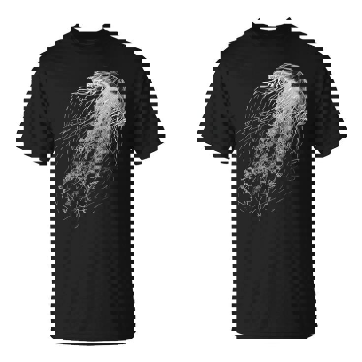 クラゲ 動物 モチーフ イラスト クラゲ Tシャツ