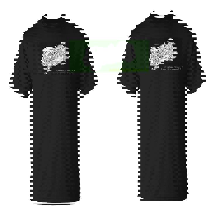 クラシック スーパーセブン2 コスワーススポーツカー コリンチャップマン Tシャツ