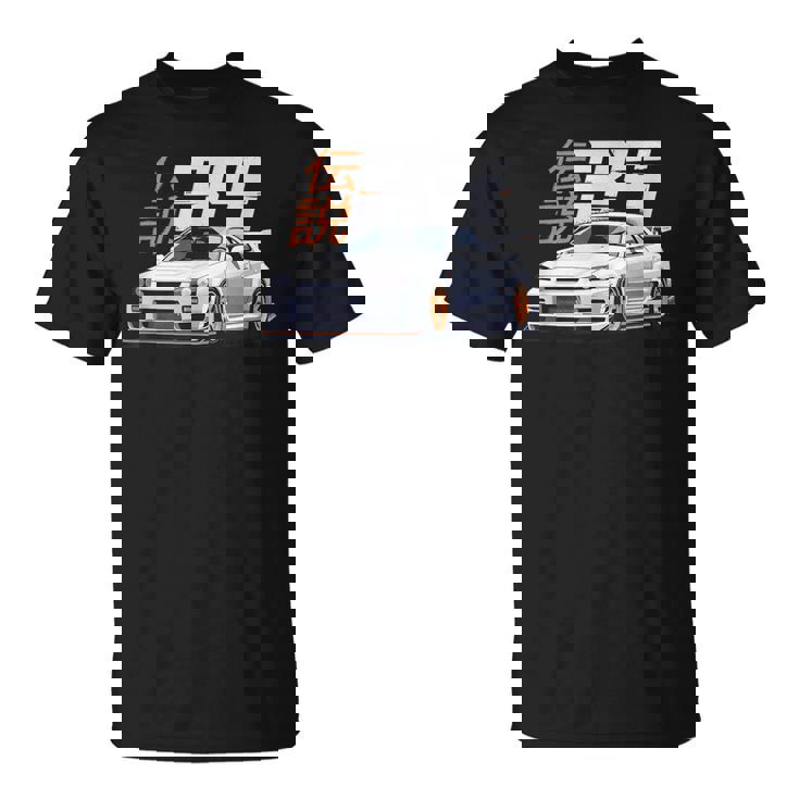 クラシック ホワイト レジェンダリー R34 リバティウォーク Jdm スカイライン Tシャツ