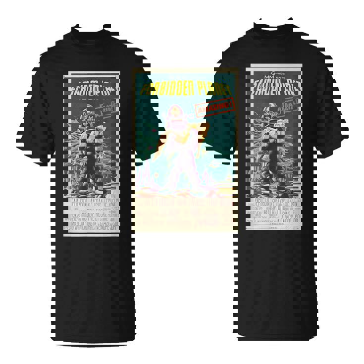 クラシックヴィンテージホラーレトロムービーポスターコレクターズtシャツ Tシャツ