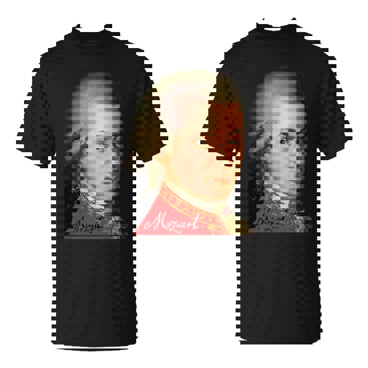 クラシック作曲家 ヴォルフガング・アマデウス・モーツァルト 1756-1791 Tシャツ
