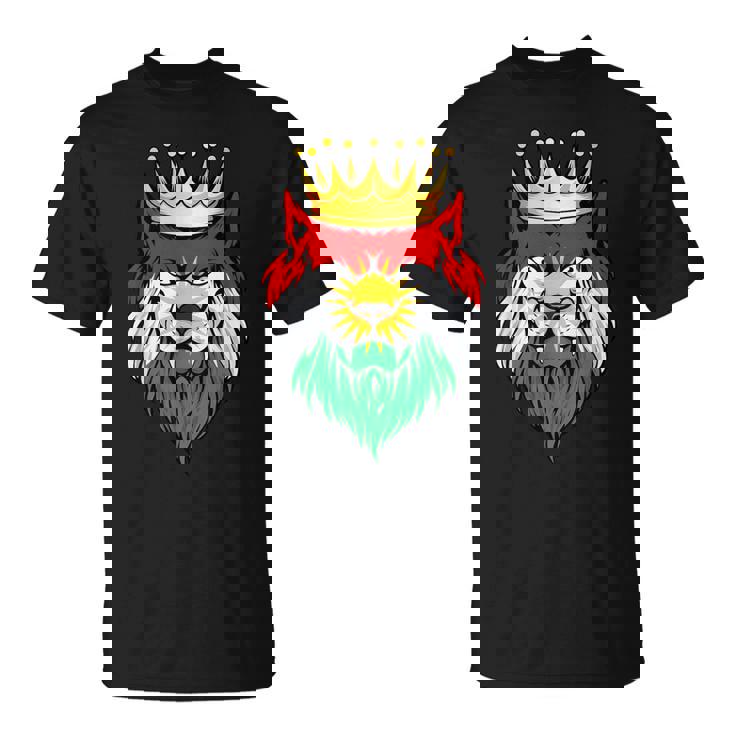 クルディスタン国旗クルド語 Tシャツ