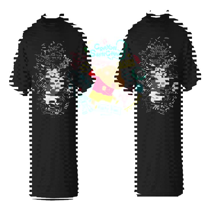 クレヨンしんちゃん しんちゃんと楽器のパーティタイム Tシャツ