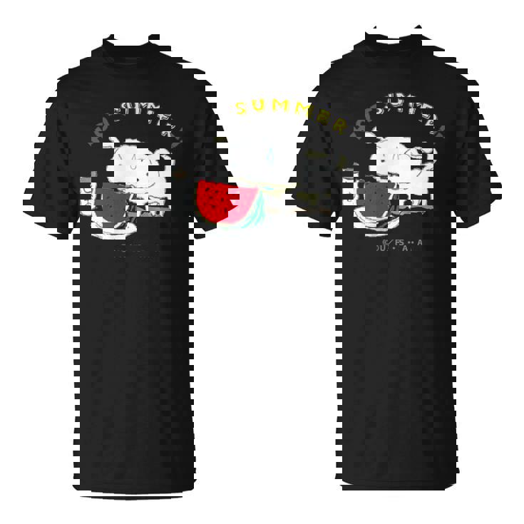 クレヨンしんちゃん シロ 夏の1日 Tシャツ