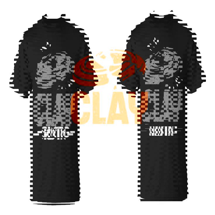 クレー射撃 トラップ からのプル ピジョン ショットガン クレー射撃 Tシャツ