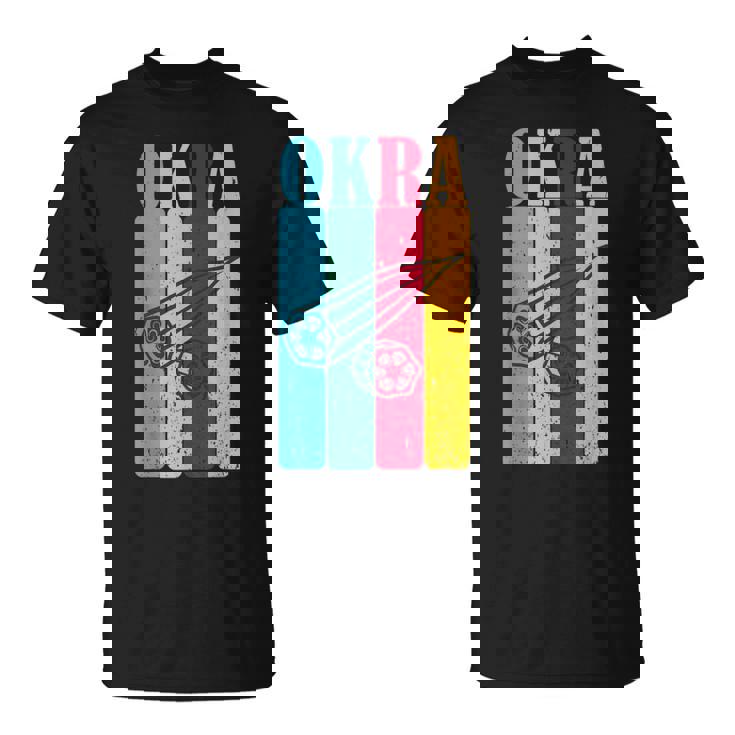 クール レトロ オクラ 70年代 80年代 90年代 オクラ Lovres 面白い ヴィンテージ オクラ Tシャツ