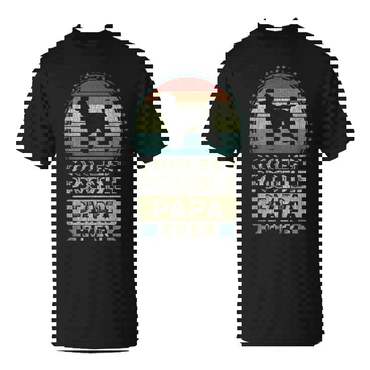 クールなプードル・パパ、父の日 Tシャツ