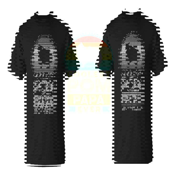 クールなポメラニアン・パパ、父の日 Tシャツ