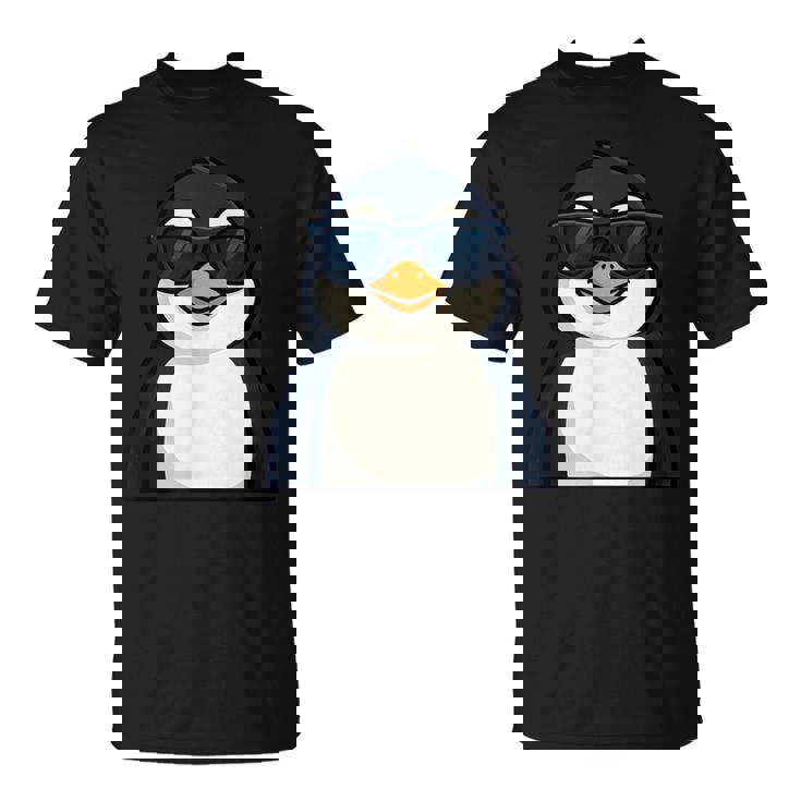 クールサングラス ペンギン 夏 Tシャツ