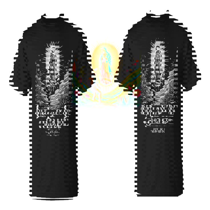 グアダルーペの聖母マリアカトリック Tシャツ