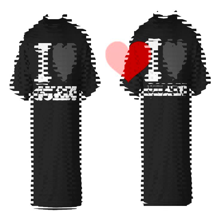 グアム I Heart Guam I Love Guam Tシャツ