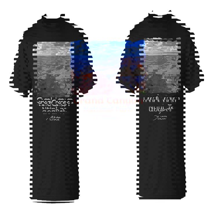 グランドキャニオン国立公園、アリゾナ州カラフルシーニックtシャツ Tシャツ