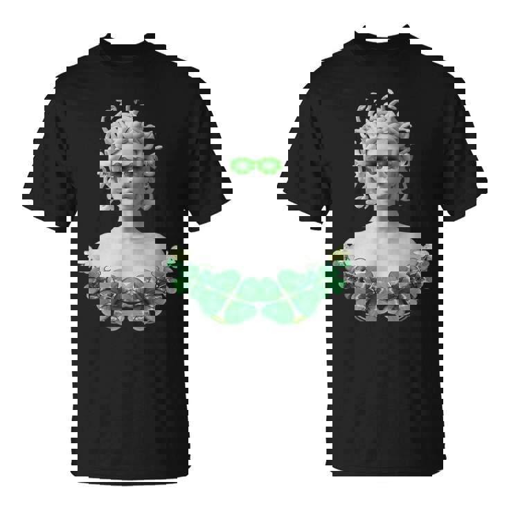 グリーン 聖パトリックデー メデューサ Tシャツ