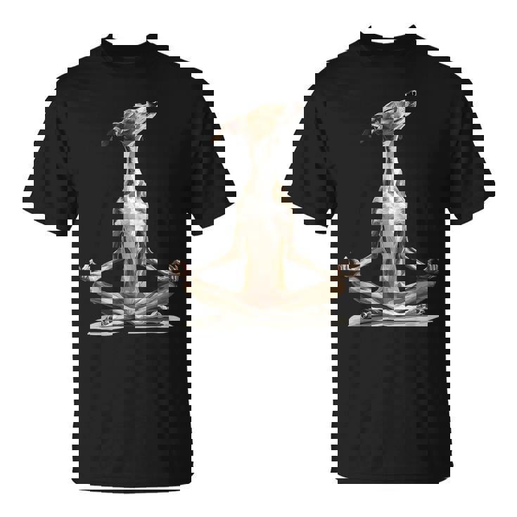 グレイハウンド ドッグ ヨガ Tシャツ