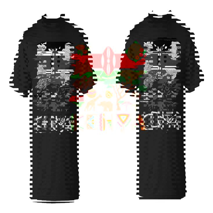 ケニア国旗の衣装のアイデア ケニアフード&ケニア国旗 Tシャツ