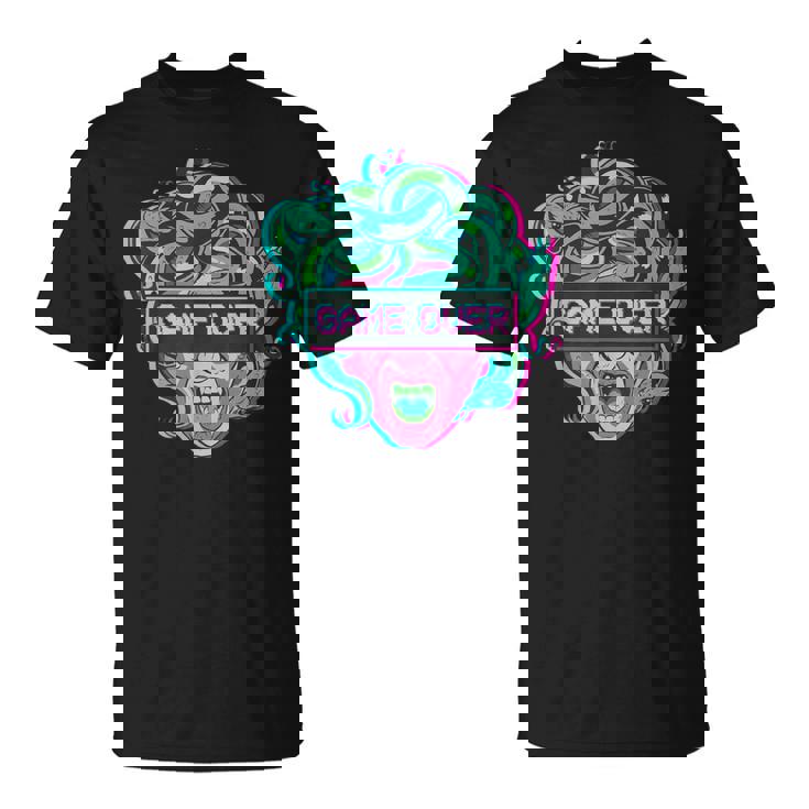 ゲームオーバー・メドゥーサ Alt Indie Aestheticaporwave Egirl Eboy Tシャツ