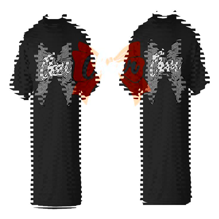 コケット オレンジ チア リボン スポーツ チアリーダー チアリーディング Tシャツ