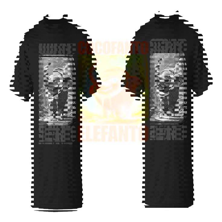 ココファントエレファント-イタリアンブレインロットミーム Tシャツ