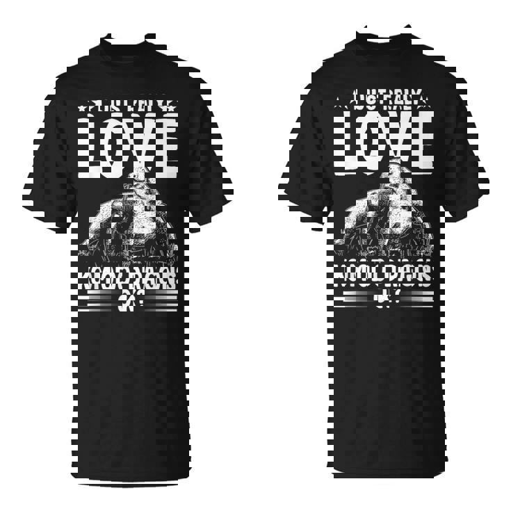 コモドドラゴンが大好き オーナー野生動物 コモドドラゴン Tシャツ