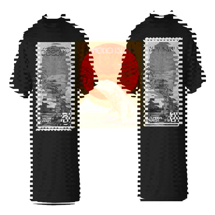 コモド島インドネシアコモドドラゴン Tシャツ