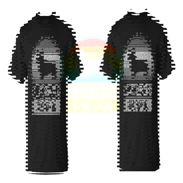 コーギー・パパ 父の日 ウェルシュ・コーギー Tシャツ