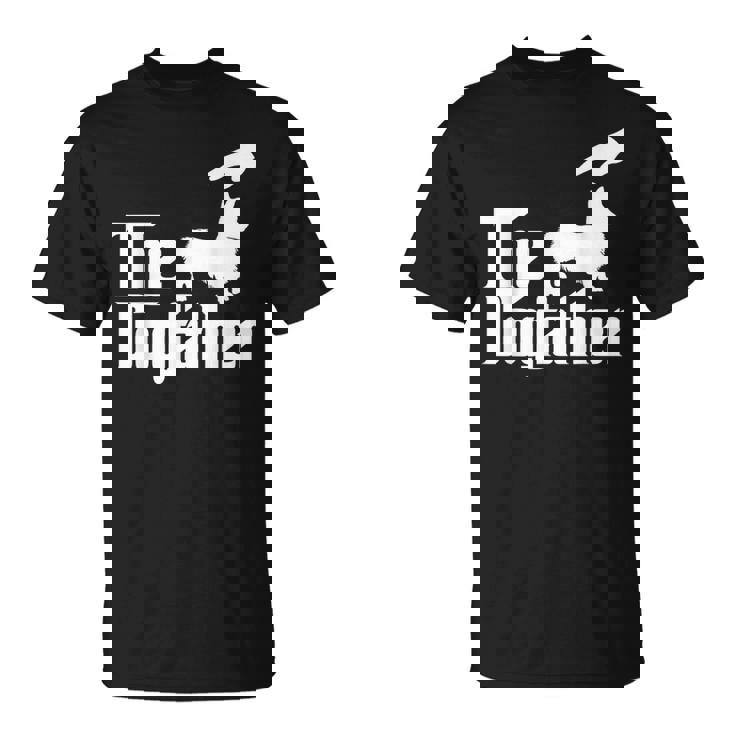 コーギー犬のお父さん犬のお父さん面白い犬愛好家 Tシャツ