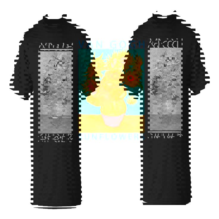 ゴッホ 面白いtシャツ ひまわり 名作 アート 花 印象派 絵画 メンズ レディース 服 美術 油彩画 Tシャツ