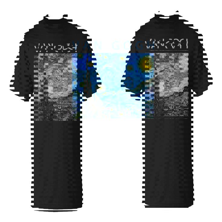 ゴッホ 面白いtシャツ おもしろ アート 星月夜 印象派 絵画 メンズ レディース 面白い 服 美術 ネタ Tシャツ