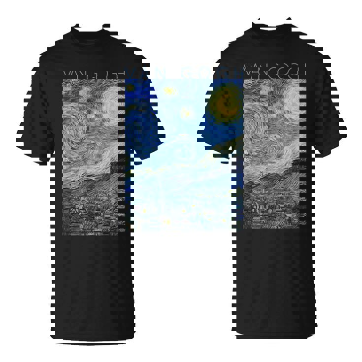 ゴッホ星月夜 Tシャツ