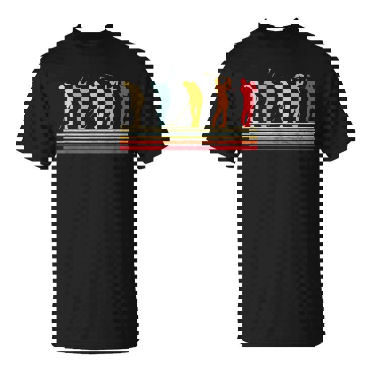 ゴルフ 面白いtシャツ 打ちっ放し メンズ おもしろ 服 練習着 ウェア ネタ 服 カラフル レトロ Tシャツ