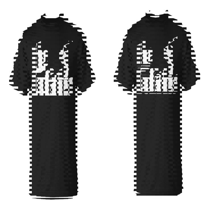 ゴルファザーの面白いゴルフの父神父お父さんゴルファー Tシャツ