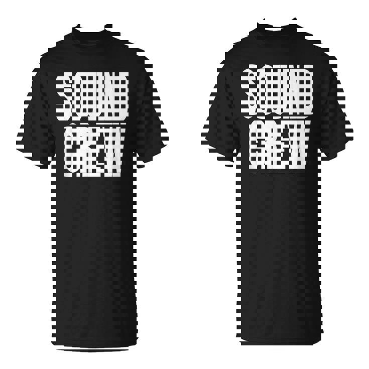 サウンドクルーtシャツ コンサートイベントスタッフ ブラックtシャツ Tシャツ