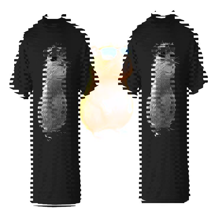 サングラスをかけたカピバラ Be Capy カピバラ げっ歯類 Capybara Tシャツ