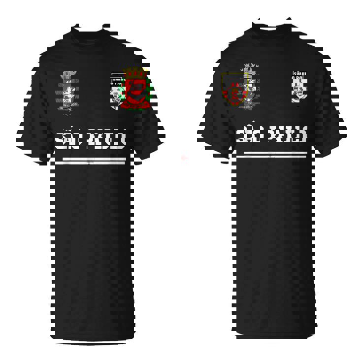 サンパウロスポーツサッカージャージーフラッグ ナショナル。 Tシャツ