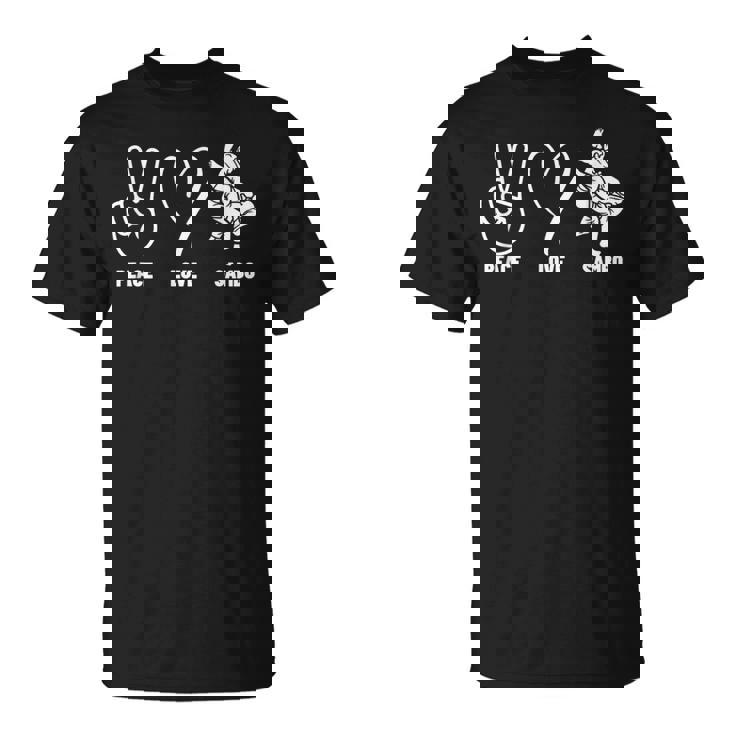 サンボ コーチ ピース ラブ サンボ Tシャツ