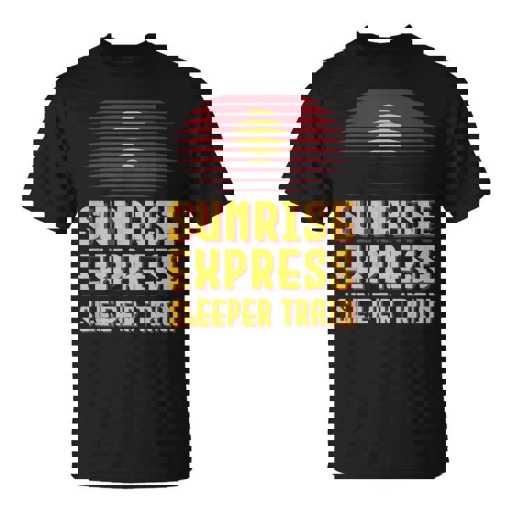 サンライズ特急電車 日本 東京 岡山 出雲 高松 Tシャツ