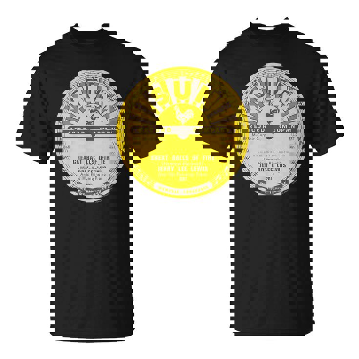 サン・レコードビニール・ジェリー・リー・ルイスグレート・ボールズ・オブ・ファイア Tシャツ