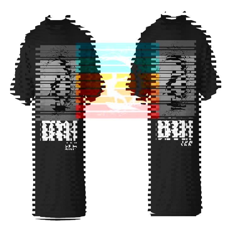 サーフ 茨城 日本 ビーチ ヴィンテージ レトロ サーフィン Tシャツ