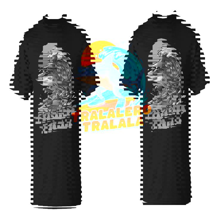 サーフィン トララレロ トラララ イタリアンブレインロットミーム Tシャツ