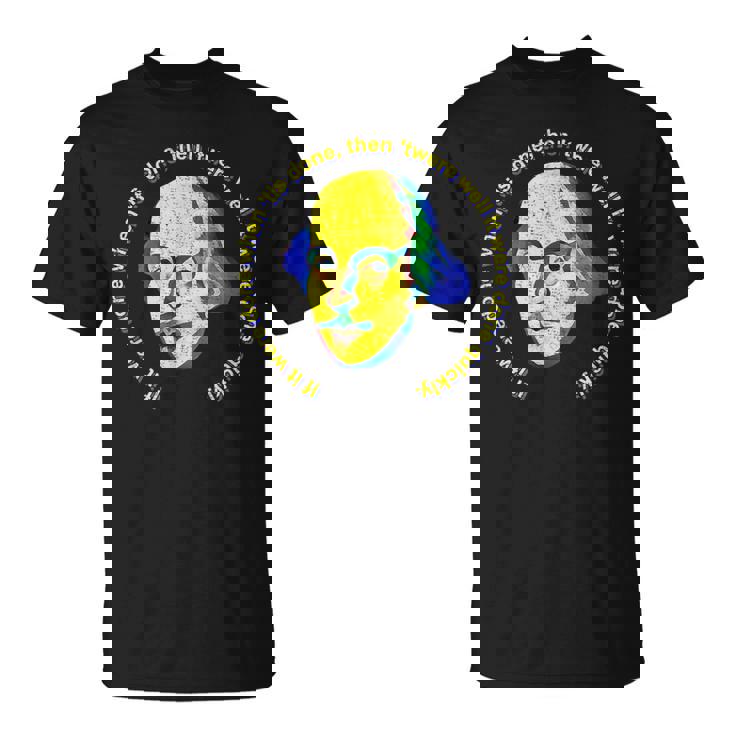 シェイクスピアがマクベスの言葉を引用したらそれが終わったら終わった Tシャツ