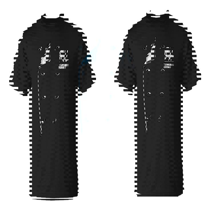 シェフコスチュームコートユニフォーム おもしろクックジャケット 料理用 Tシャツ
