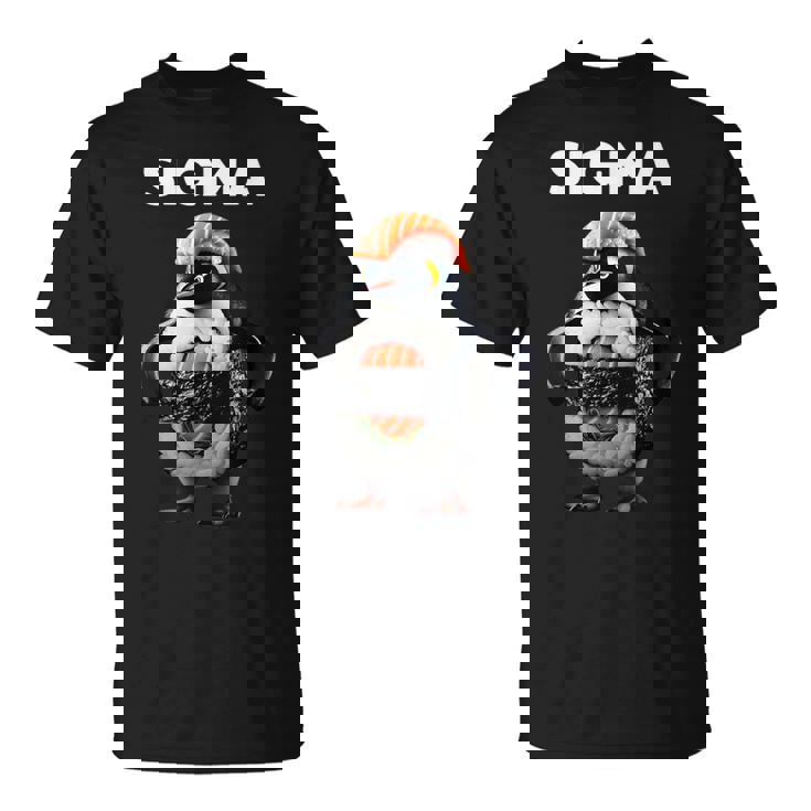 シグマ イタリアン ブレイン ミーム ペンギン 寿司 サーモン ユース キッズ Tシャツ