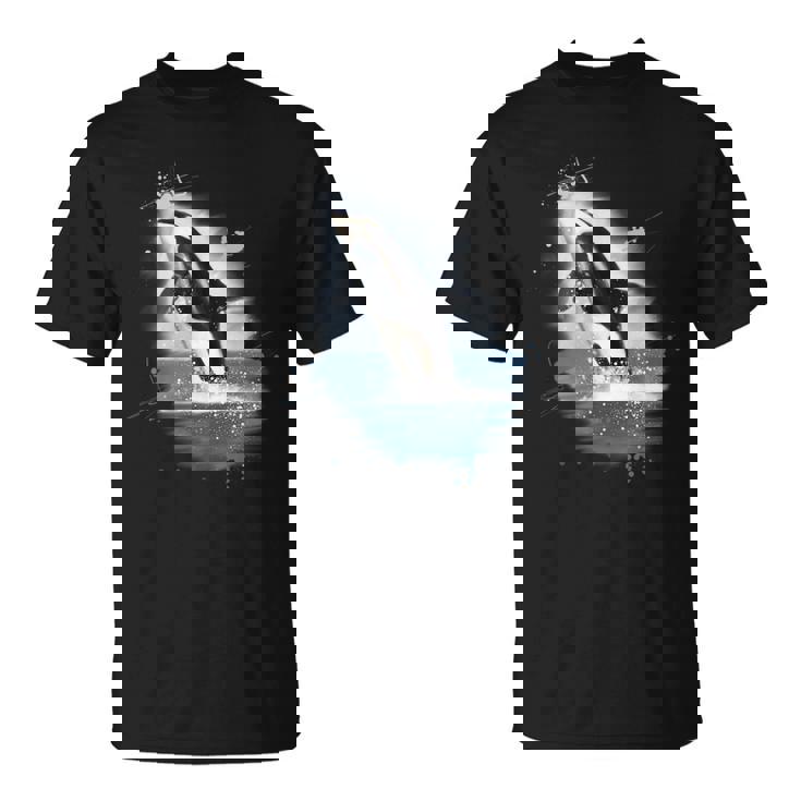 シャチとシャチのギフト Tシャツ