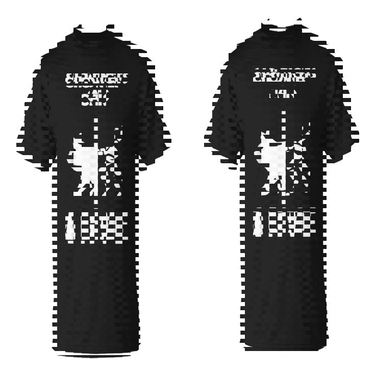 シュレディンガーの猫-死んで生きている-物理オタク Tシャツ